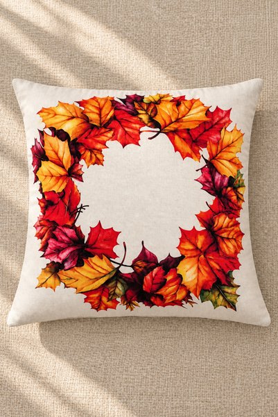 SEVMİŞ HOME Digital Printed Decorative Throw Pillow Cover 43X43 cm – Modern P...