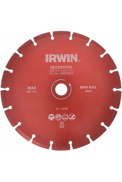 Irwin Disc diamantat pentru tăiere, cu segmente, 180 mm/22.2 mm