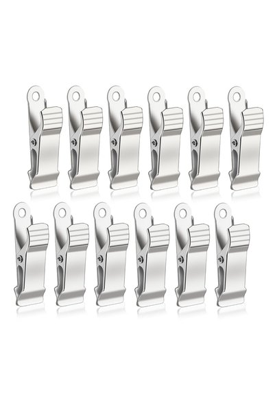 Generic Brand Set de 12 mini-cleștișori din metal și oțel inoxidabil - Pentru...