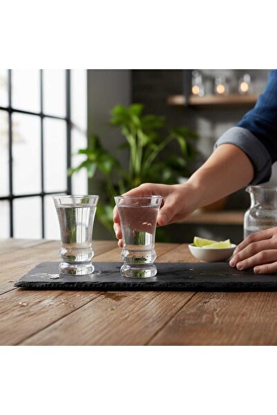 Cambu Borosilikat Kahve Yanı Su Bardağı 3'lü 200 ml
