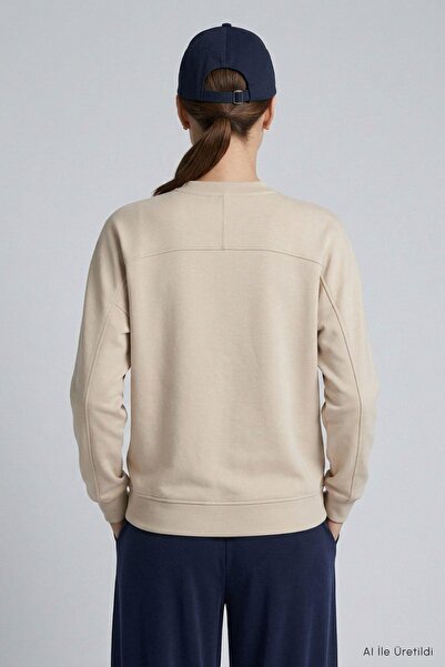 Rays Bisiklet Yaka Tunik 8203A Bej