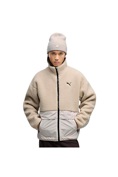 Puma Hybrid Sherpa Erkek Bej Günlük Stil Ceket 69456282