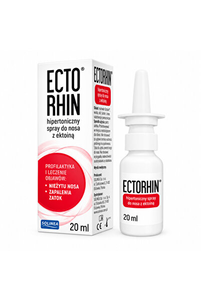 Solinea Spray nazal hipertonic Ectorhin, cu ectoina, pentru rinita si , 20 ml