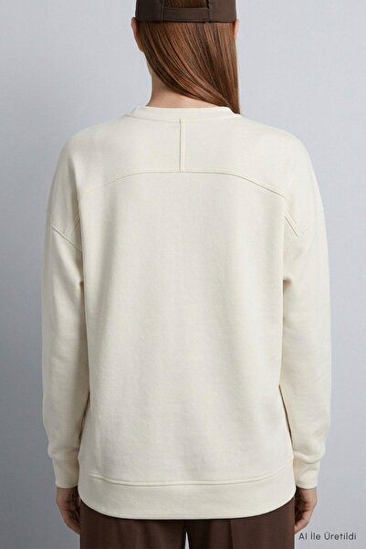 Rays Bisiklet Yaka Tunik 8203A Ekru