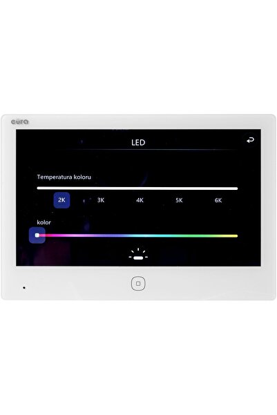 EURA Interfon video cu 2 fire VDP-49A3-2TY alb Tuya