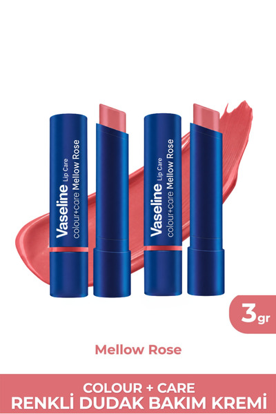 Vaseline Colour Care Renkli Dudak Bakım Kremi Mellow Rose x 2 Adet