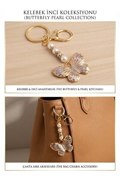 Ralp Moda Butterfly Figure Keychain and Bag Decoration