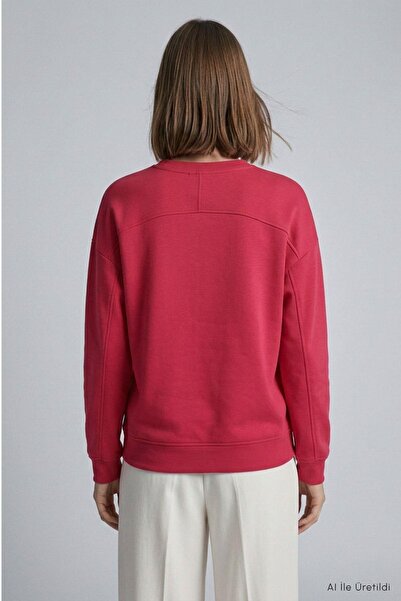 Rays Bisiklet Yaka Tunik 8203A Kırmızı