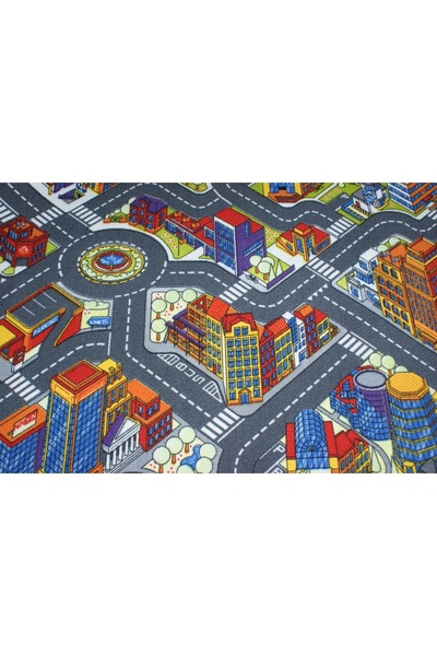 EDO Covor 3D străzi 120x200 pentru bebeluș
