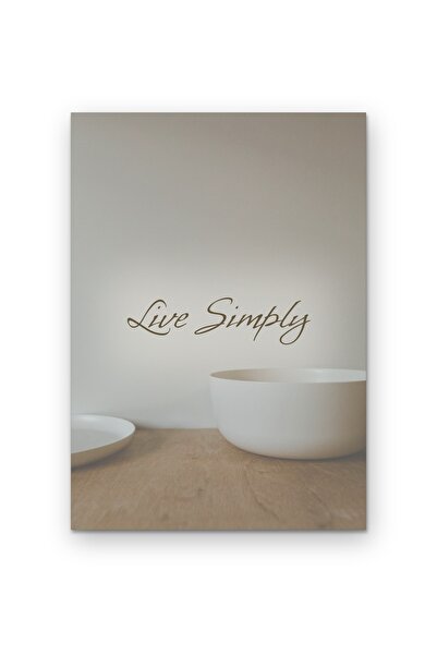 OEM Poster Carton 250g Traieste Simplu, Mesaj Motivational, A4 21x29.7 cm