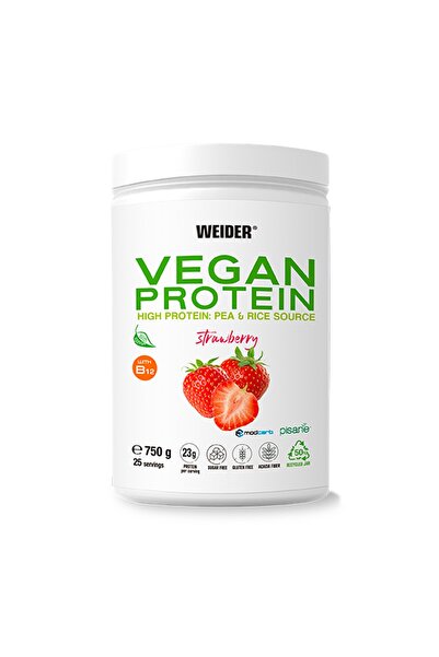 Weider Nutrition Βίγκαν Πρωτεΐνη (750 γρ) Φράουλα