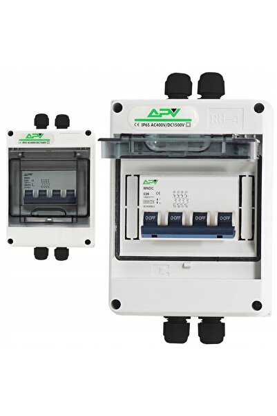 ADELID Disjunctor de circuit CC carcasat, impermeabil IP65, 1000V CC, 4P, 20A