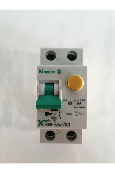 Eaton Disjunctor diferențial 1+N poli PKNM-6/1N/B/003-MW