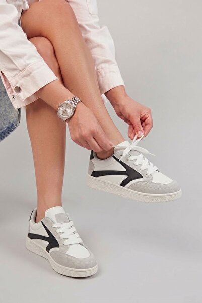 AlbiShoes Unisex Rahat Taban Kadın Erkek Sneaker Bağcıklı Günlük Okul Yürüyüş Sneaker Spor Ayakkabı