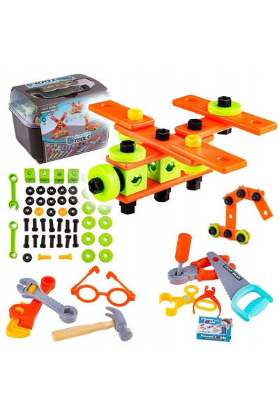 DK KUFEREK Blocuri de construcție Puzzle creativ Unelte DIY