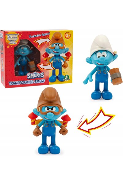 GIOCHI PREZIOSI Figurină Smerf Smerfy Pracuś 2 în 1 cu accesorii pentru copii...
