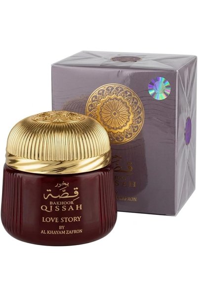 AL KHAYAM ZAFRON Bakhoor QISSAH Love Story, Original From (70 gm)
