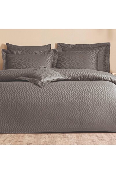 Talis Lenjerie de pat Scala Antracit King Size (Bumbac egiptean)