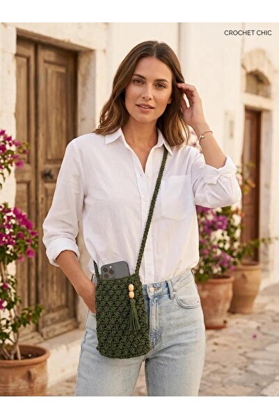 kissen Hand Knitted Phone Bag