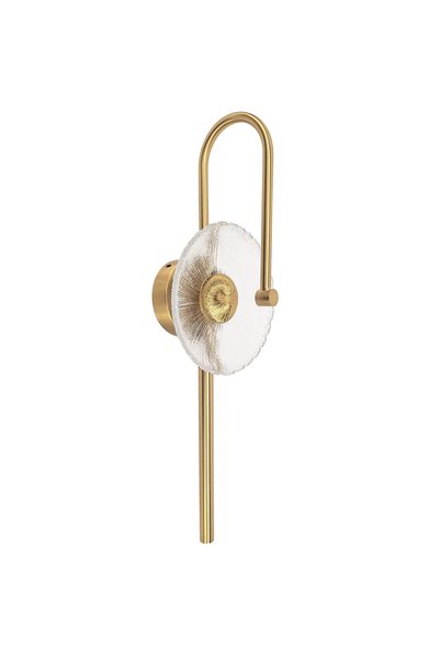 Toolight Φωτιστικο Τοιχου Led Lhj072-w Brush Gold