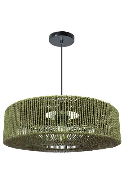 Toolight Κρεμαστό Φωτιστικό Boho APP1296-1CP Green