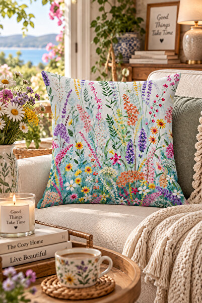 Evdek Double Sided Printed Throw Pillow Cover 6Eld7