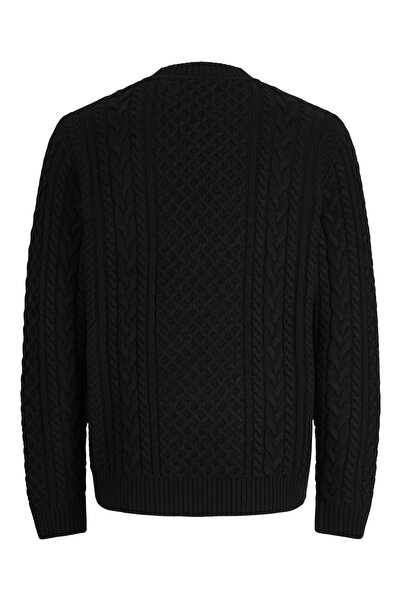 Jack & Jones Jprblucallum cable knit crew neck