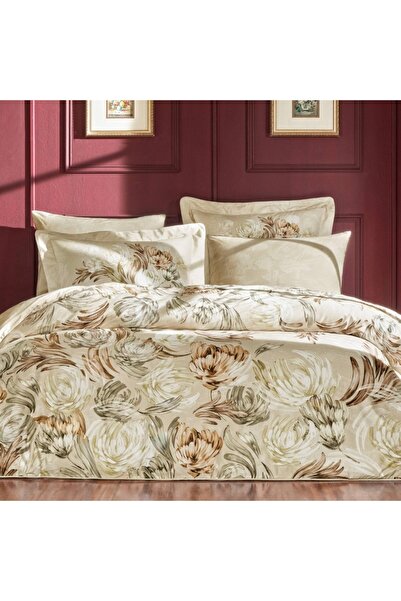 Talis Lenjerie Linos Beige King Size (Bumbac Egiptean)