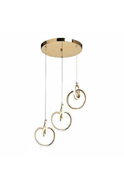 Toolight Λάμπα Led Lhj093-3cp Gold
