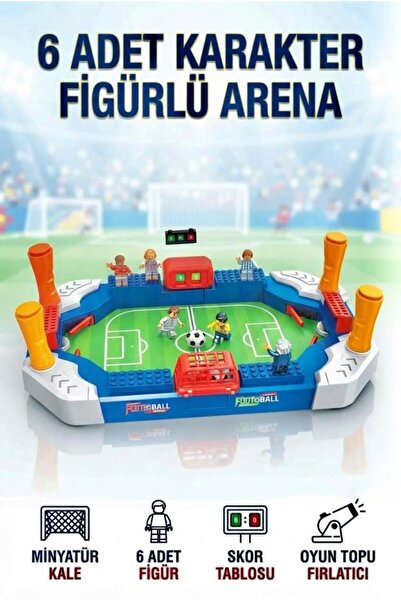 Tıfıl Toys Skor Tablolu ve Kontrol Kollu Mini Futbol Arenası –Masaüstü Futbol...