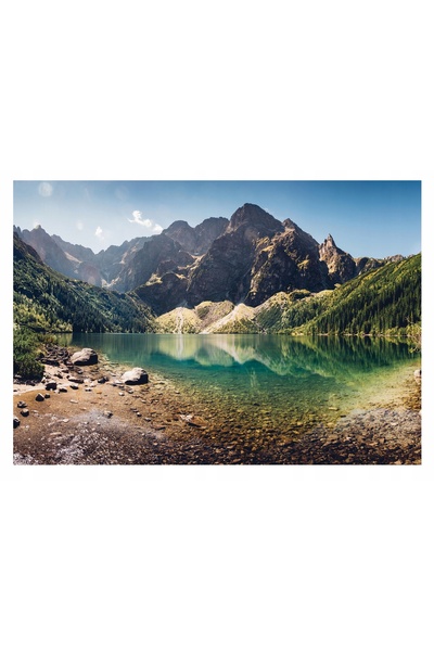 Wallarena Fototapet MUNȚI IAZĂ 3D Dormitor Sufragerie 416x254