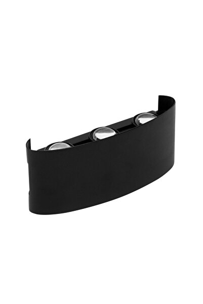 Toolight Φωτιστικό Τοίχου Πρόσοψης Led Jnh040-6g Black