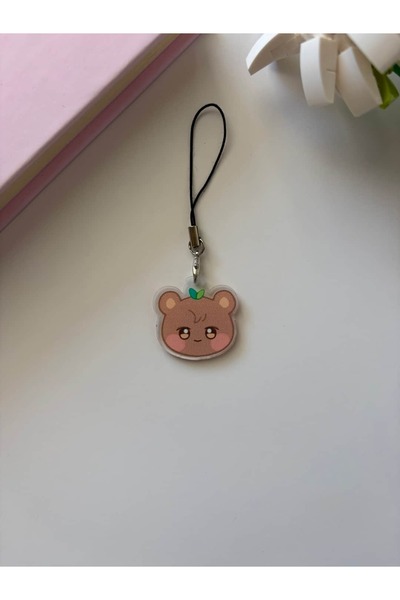 Hara Company ATEEZ Aniteez Jongho JJONGbear Telefon Charm / Termos Süsü
