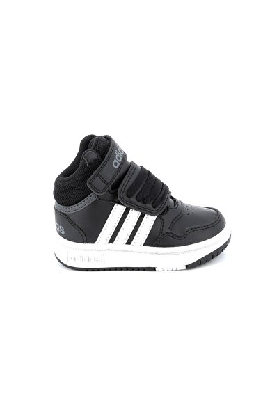 adidas Παιδικό Αθλητικό Μποτάκι για Αγόρι Hoops Mid 3.0 Aci Χρώματος Μαύρο GW...