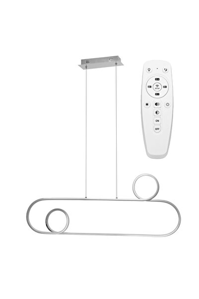 Toolight App810-cp Chrom Led Κρεμαστό Φωτιστικό Οροφής + Τηλεχειριστήριο