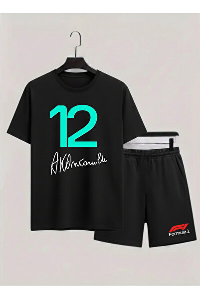 MAGORS Kimi Antonelli Cotton Normal Fit Children's T-Shirt-Shorts Two-Piece Set