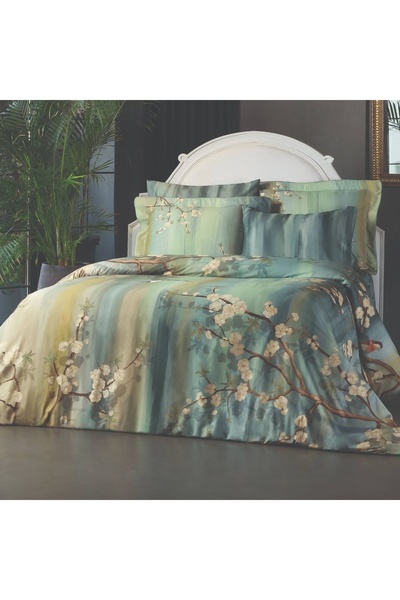 Talis Lenjerie de pat Ivonne Verde King Size (Bumbac Egiptean)