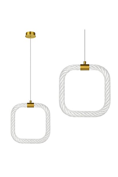 Toolight Λάμπα Led Lhj056-cp1 Χρυσό Βουρτσισμένο