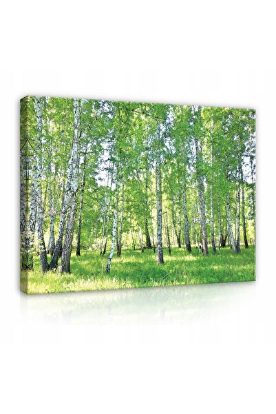 Wallarena Tablou Pădure pe Pânză Pentru Dormitor Sufragerie XXL 100x70