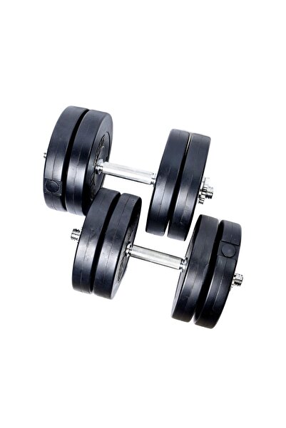 Gorilla Sports Set gantere reglabile, 15 - 45 KG,