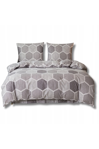 Antonio SET DE AȘTERNUTURI 3D 160x200 CU MODELE GEOMETRICE 2792