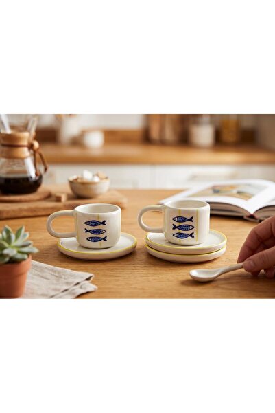 XC Marine Sardines Coffee Cup