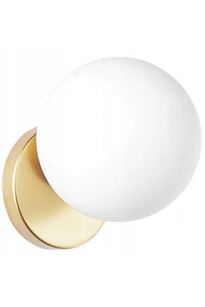 Toolight Επιτοίχιο Φωτιστικό Glass Ball APP950-1W Χρυσό