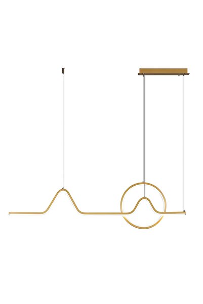 Toolight Λάμπα Led Lhj022-cp 120 Cm Gold