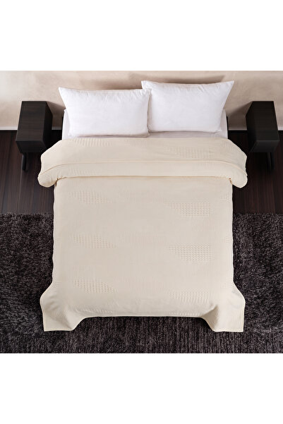 MAXSTYLE Στρώμα Πικέ Μπεζ 100% Βαμβάκι Μονό 180x230 εκ.