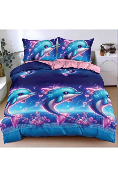 Talis Lenjerie Delfin Neon (Bumbac Satinat)