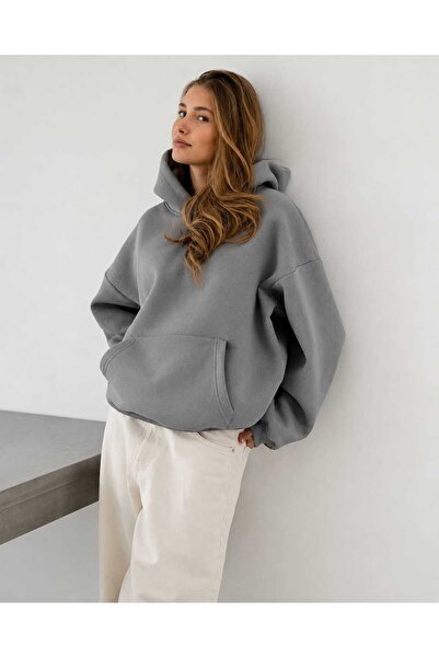 BENROMA 3 Yarn Combed Cotton Hooded Sweatshirt Lk5
