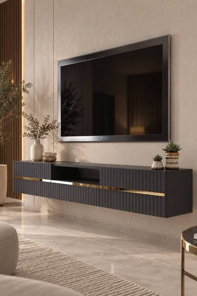 Modova Home 180MHTDAÇ5AA TEDDY DUVARA MONTE LAZER ve PLEKSİ DESEN KAPAK TV SE...