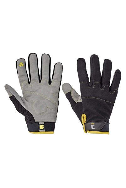 OEM Manusi de protectie, Epops, piele artificiala de caprioara + spandex, neg...