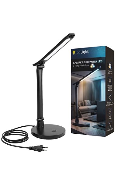 Toolight Επιτραπέζιο Φωτιστικό Γραφείου Jnh048-t Black